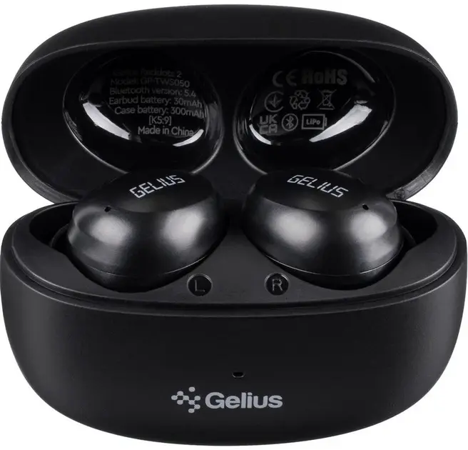 Беспроводные наушники TWS Gelius Reddots 2 GP-TWS050 Black - фото - №6