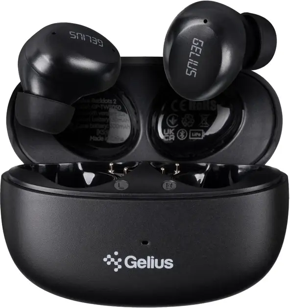 Беспроводные наушники TWS Gelius Reddots 2 GP-TWS050 Black - фото - №0