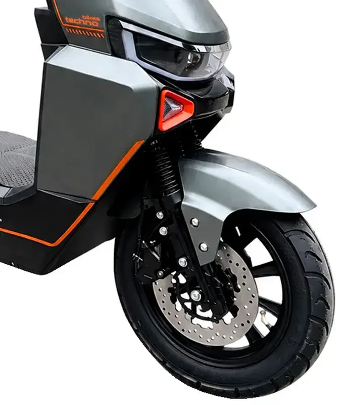 Електроскутер Techno GT (grey) - фото - №3