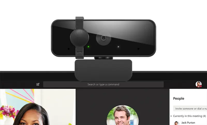 Веб-камера Lenovo 310 FHD Webcam Black - фото - №5
