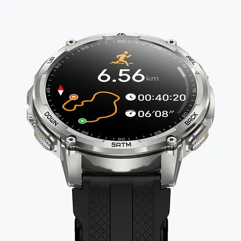 Смарт-годинник KOSPET TANK M4C Black - фото - №1