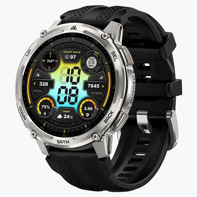 Смарт-годинник KOSPET TANK M4C Black - фото - №0
