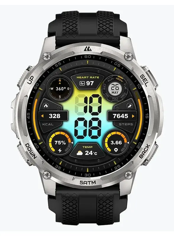 Смарт-годинник KOSPET TANK M4C Black - фото - №5