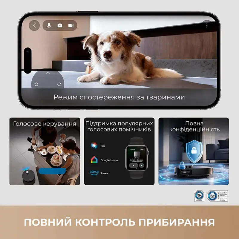 Робот-пилосос Dreame Bot X60 Ultra Complete White (RLX87DE-wh) - фото - №3