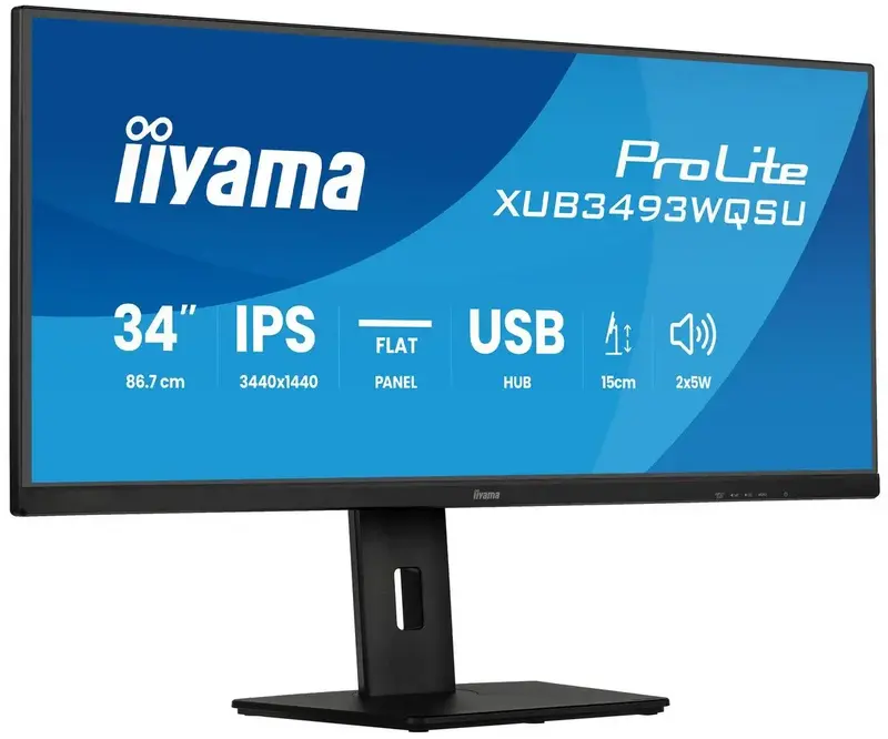 Монітор ігровий IIYAMA 34" (XUB3493WQSU-B6) - фото - №2