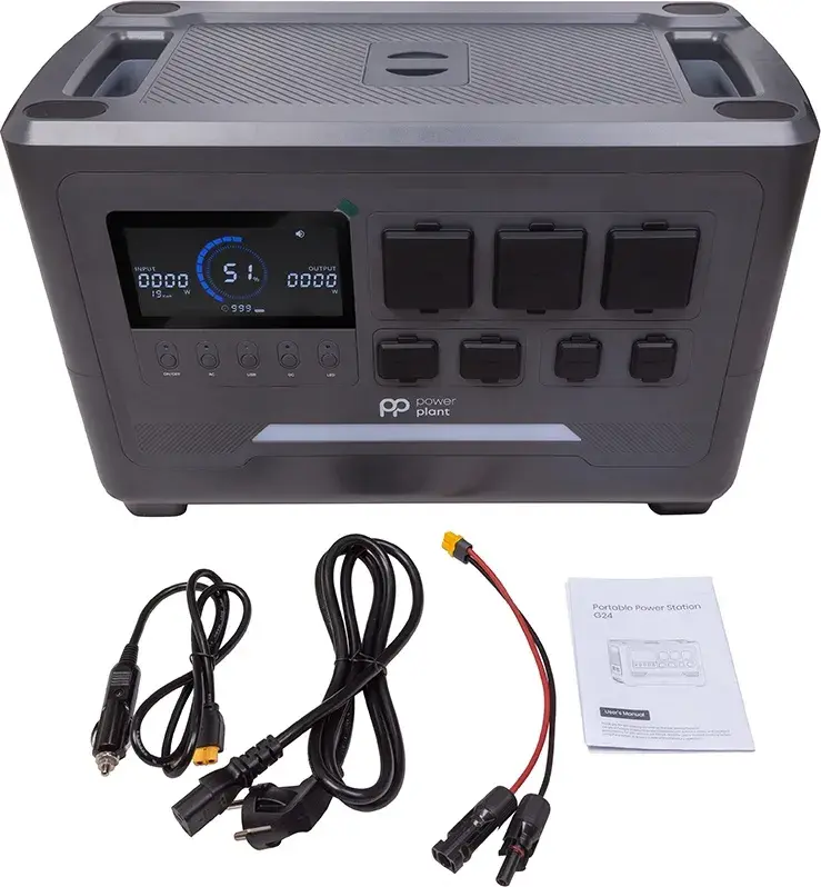 Зарядна станція PowerPlant G24 Pro 2048Wh, 568889mAh, 2400W - фото - №6