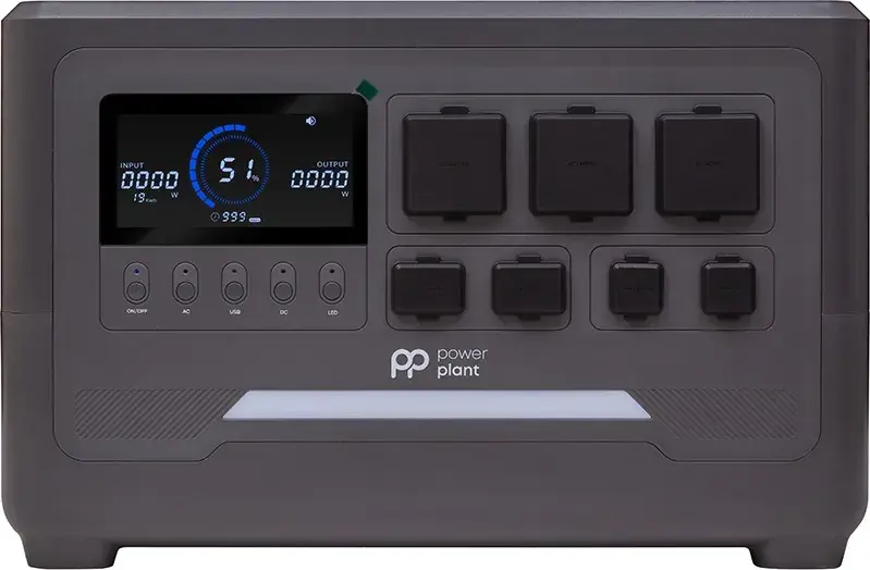 Зарядна станція PowerPlant G24 Pro 2048Wh, 568889mAh, 2400W - фото - №0