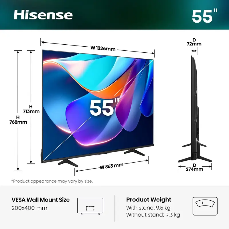 Телевізор Hisense 55A6S - фото - №1