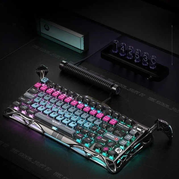 Клавиатура магнитная GravaStar Mercury V75 Pro Cyberpunk ᐈ Купить