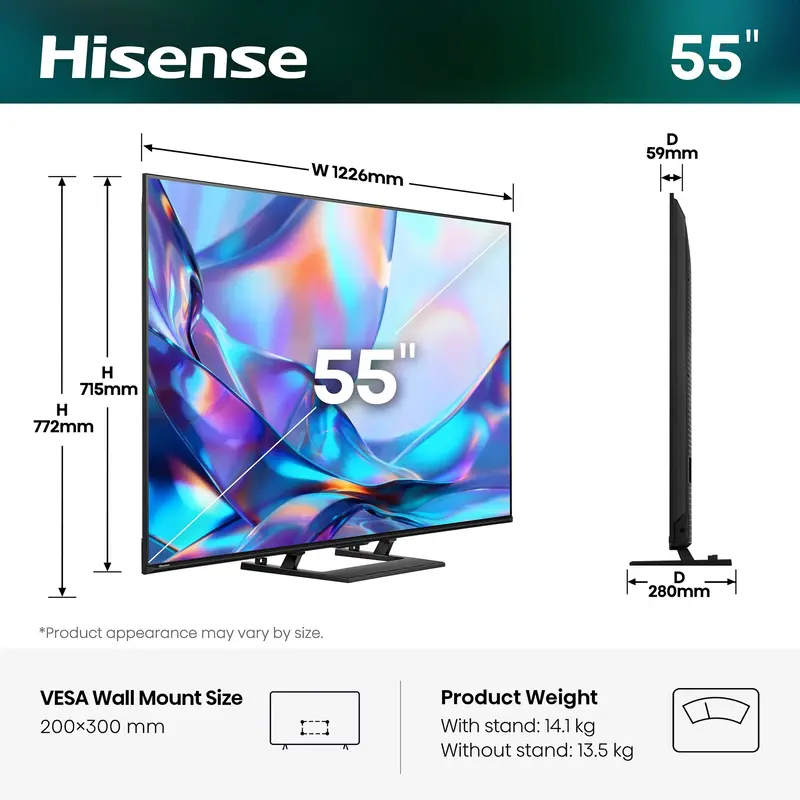 Телевізор Hisense 55A7S - фото - №1