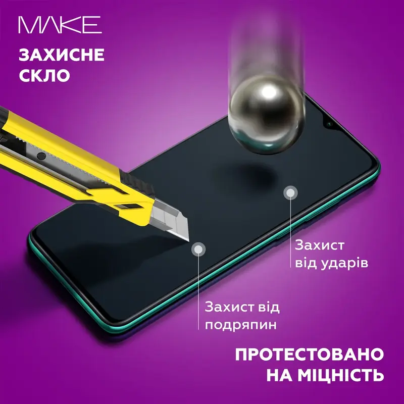 Защитное стекло MAKE Samsung S25 FE (MGF-SS25FE) - фото - №2