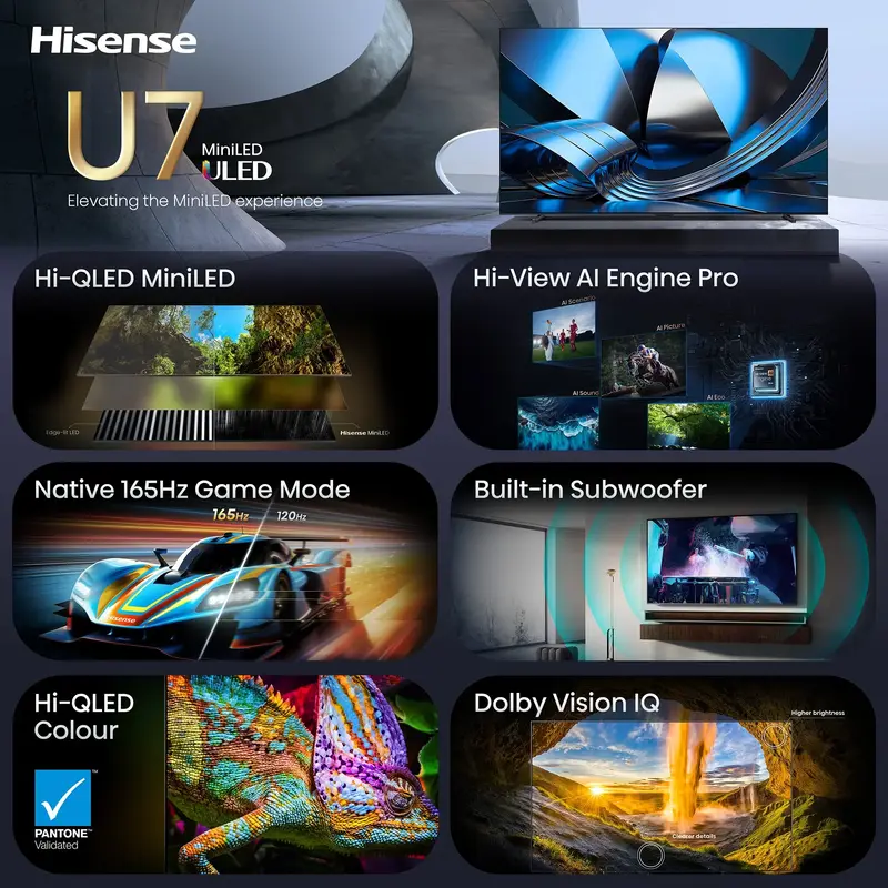 Телевизор Hisense 100U7SE - фото - №5