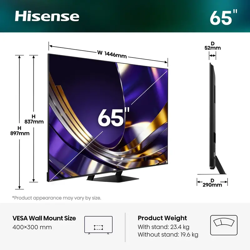 Телевизор Hisense 65U7S PRO - фото - №1