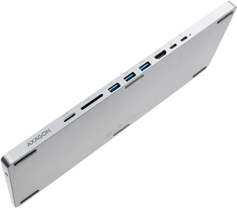 Клавиатура проводная AXAGON HMC-KB Gray/Black - фото - №5
