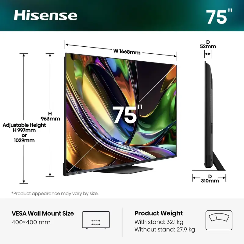 Телевизор Hisense 75UR8S - фото - №1