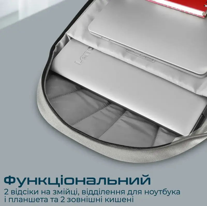Рюкзак для ноутбука Promate (birger.grey) - фото - №4