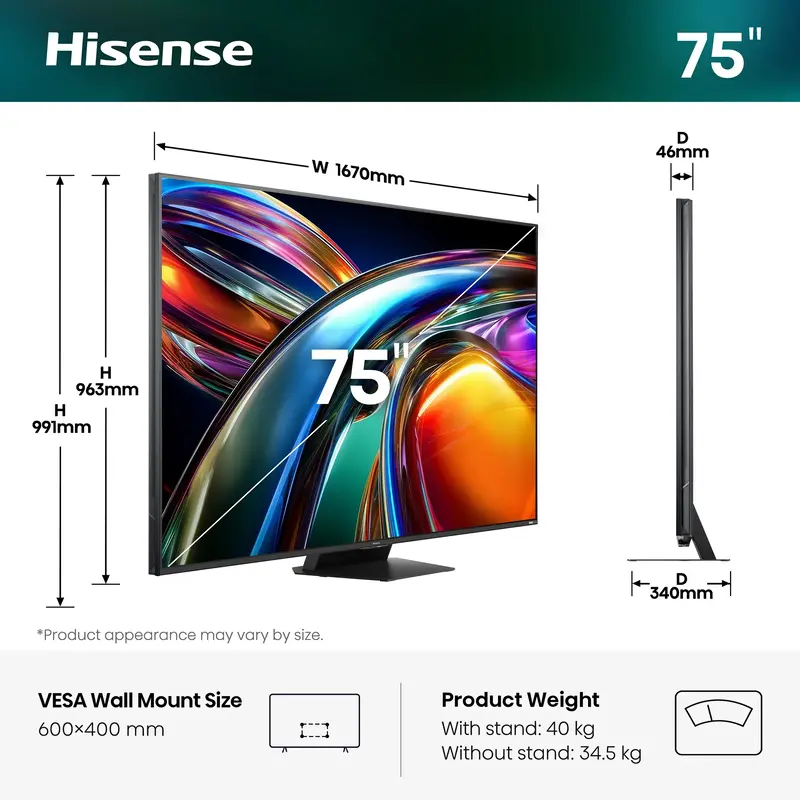 Телевизор Hisense 75UR9S - фото - №1