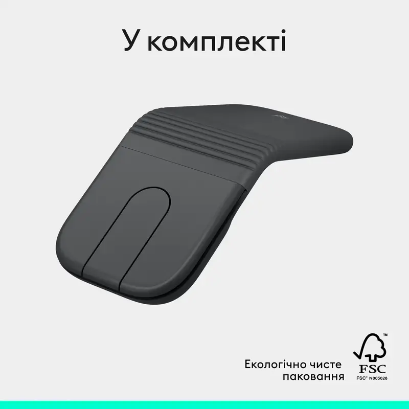 Миша ігрова Logitech Mobi Fold Graphite - фото - №11