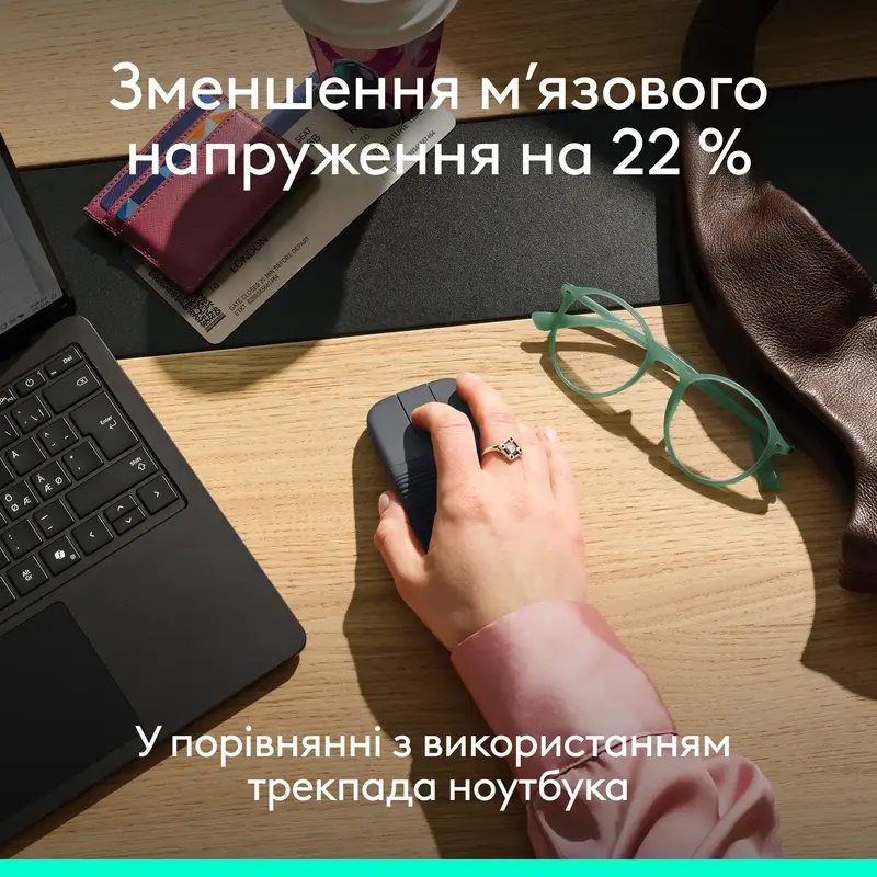 Миша ігрова Logitech Mobi Fold Graphite - фото - №3