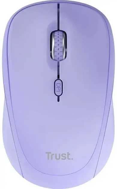 Миша Trust Yvi+ Compact Multi-Device WL/BT/USB-A 25583_TRUST Violet - фото - №0