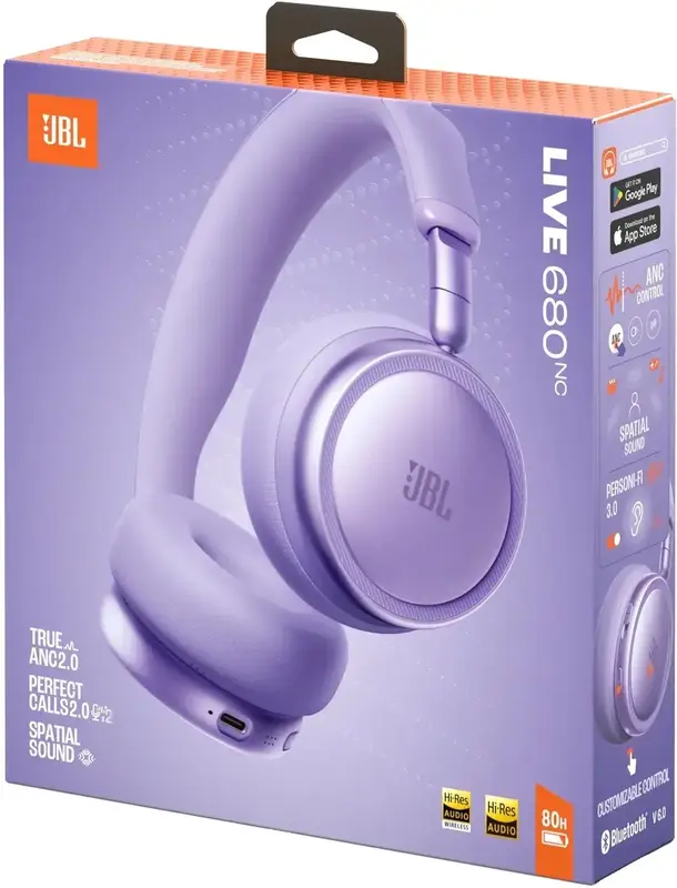 Наушники JBL Live 680NC Purple ᐈ Купить Наушники JBL Live 680NC