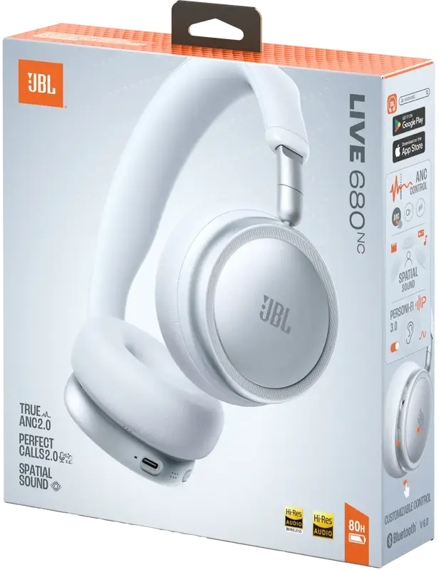 Наушники JBL Live 680NC White ᐈ Купить Наушники JBL Live 680NC