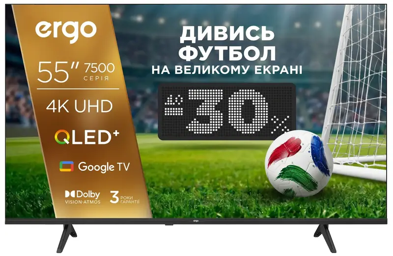 Телевізор Ergo 55JUQ7500 - фото - №0