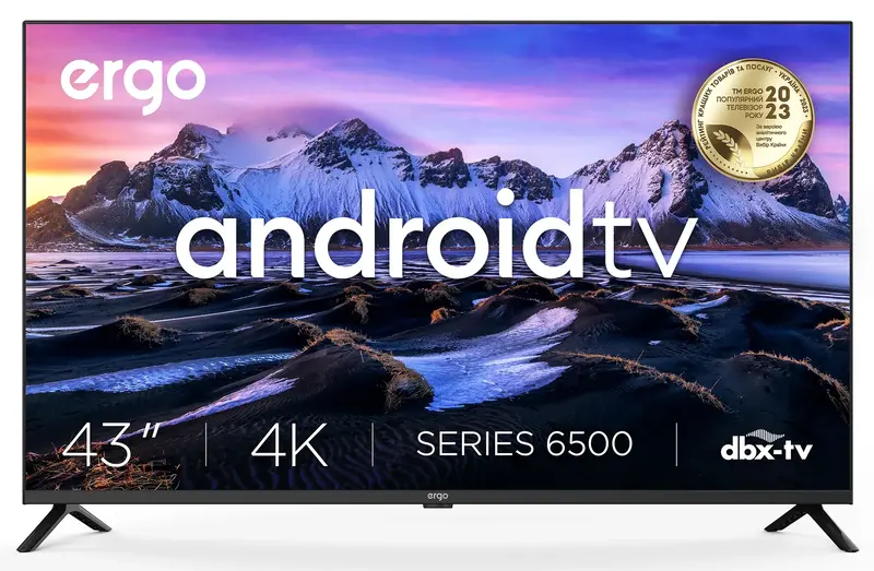 Телевізор Ergo 43" 4K UHD (43GUS6500) - фото - №0