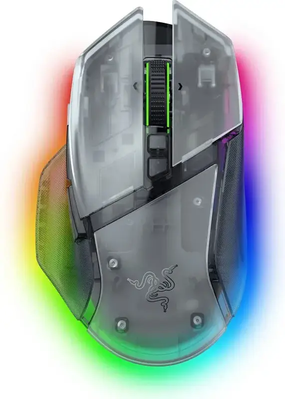 Миша RAZER Basilisk V3 PRO Wireless, 35K, Phantom White (RZ01-05240400-R3G1) - фото - №0