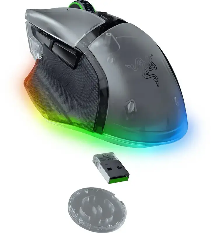 Миша RAZER Basilisk V3 PRO Wireless, 35K, Phantom White (RZ01-05240400-R3G1) - фото - №3
