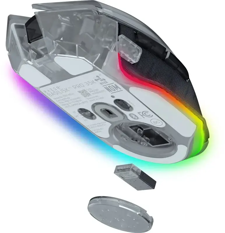 Миша RAZER Basilisk V3 PRO Wireless, 35K, Phantom White (RZ01-05240400-R3G1) - фото - №4