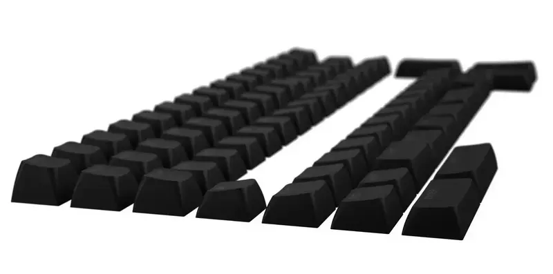 Набор кейкапов HATOR OMA profile PBT keycap set (HTS503) black, B-part, ANSI-ISO - фото - №2