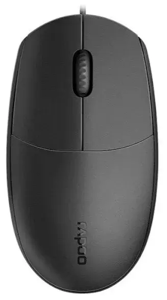 Миша RAPOO N100 black - фото - №0