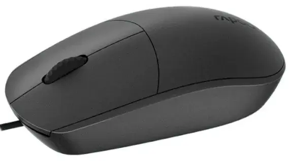 Миша RAPOO N100 black - фото - №1