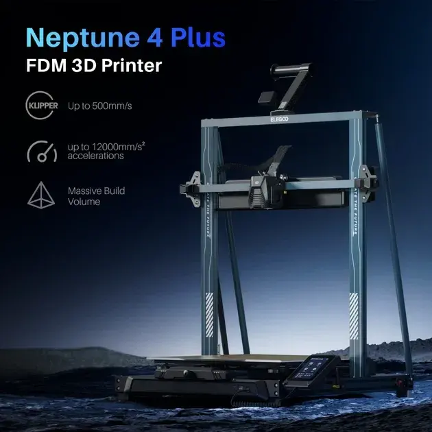 Принтер 3D ELEGOO Neptune 4 Plus - фото - №4