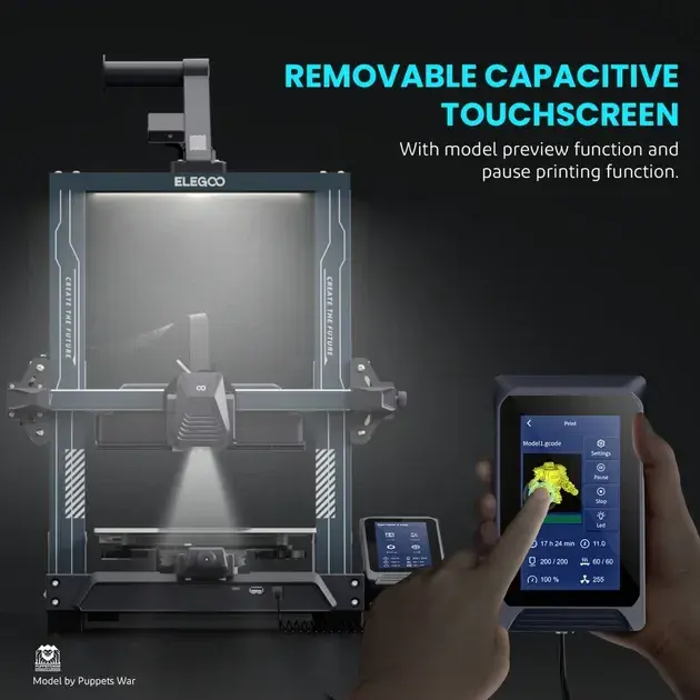 Принтер 3D ELEGOO Neptune 4 Pro - фото - №5