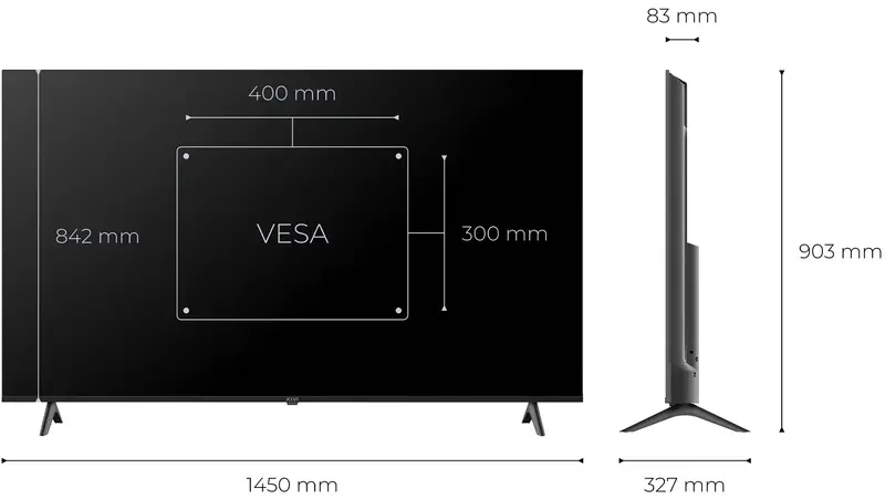 Телевізор Kivi 65U7000MB - фото - №3