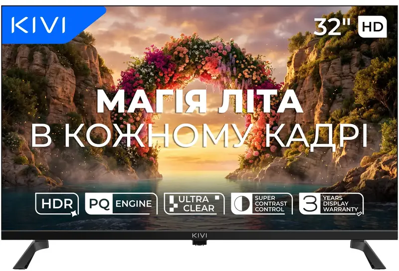 Телевізор Kivi 32H800KB - фото - №0