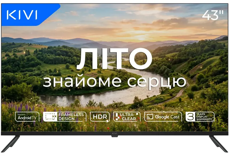 Телевизор Kivi 43U770QB - фото - №0