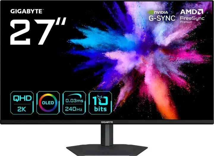 Монітор 27" Gigabyte GO27Q24A EK - фото - №0