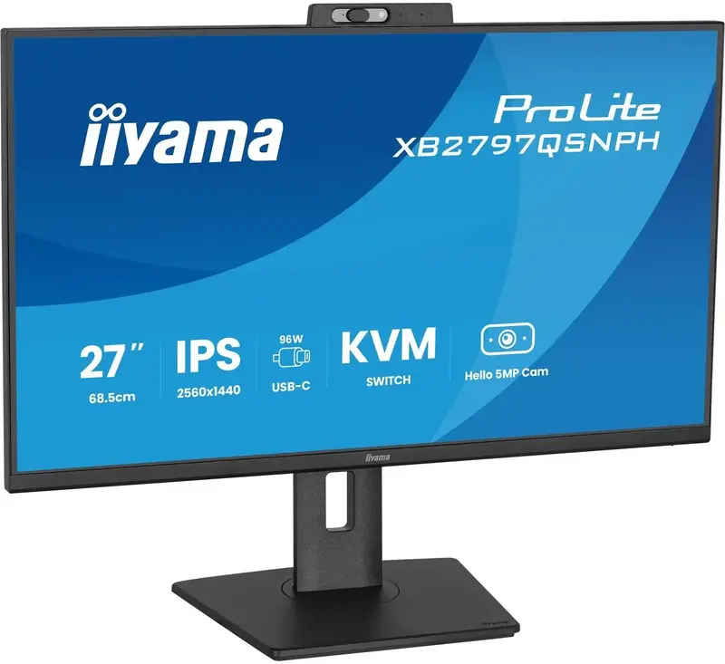 Монітор 27" Iiyama (XB2797QSNPH-B1) - фото - №4