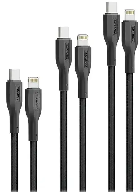 Кабель USB Type-C-Lightning Promate cablekit-ci - фото - №0