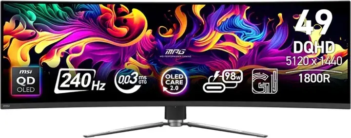 Монитор MSI MPG 491CQPX QD-OLED - фото - №0