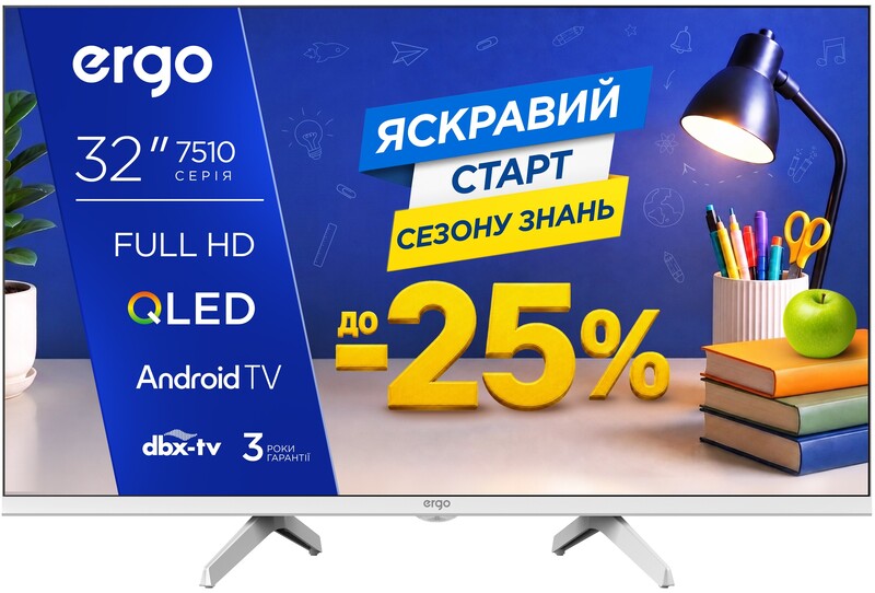 Телевизор Ergo 32JFQ7510 - фото - №0