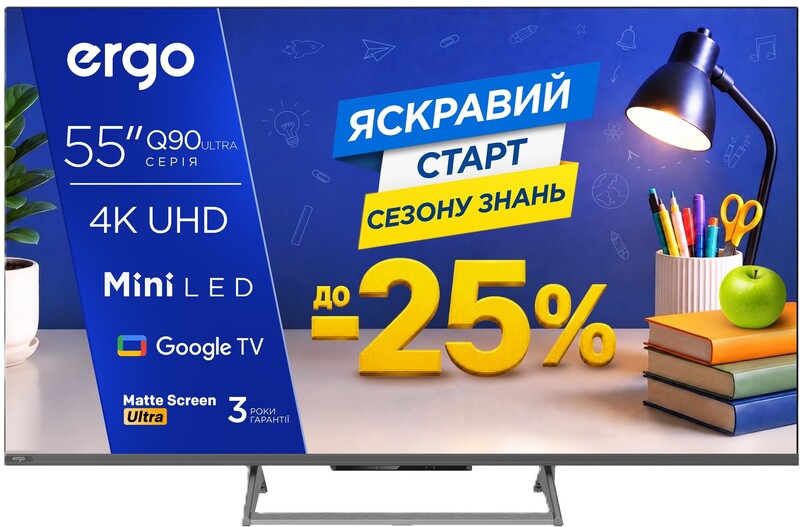 Телевізор Ergo 55MQ90 Ultra - фото - №0