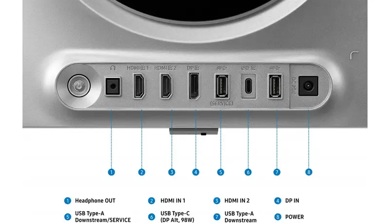 Монітор Samsung 27" (LS27HG802SIXUA) - фото - №6
