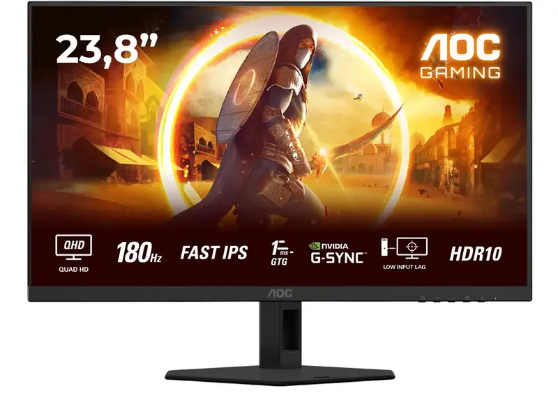 Монітор AOC 23.8" (Q24G4RE) - фото - №0