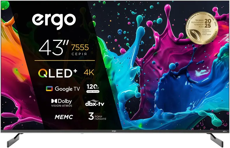 Телевізор Ergo 43JUQ7555 - фото - №0