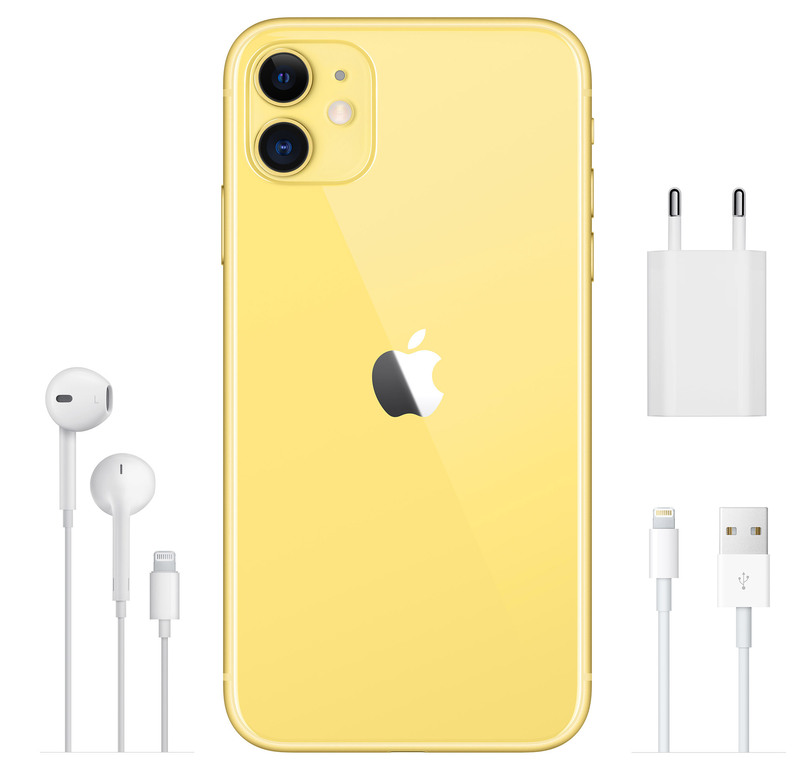 Apple iPhone 11 128Gb Yellow (MWM42) - фото - №3