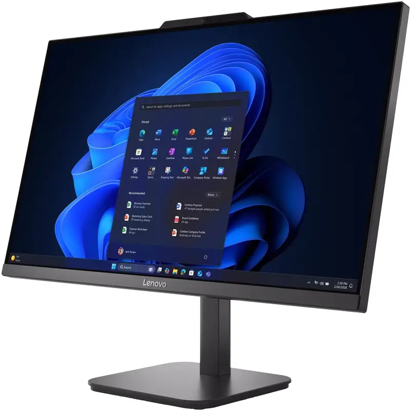 Моноблок Lenovo V105 24 Eclipse Black (13Q0000FUI) - фото - №2